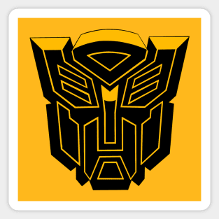 Black and Gold Prime Sticker